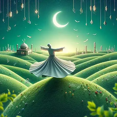 Rumi was a Whirling Dervish